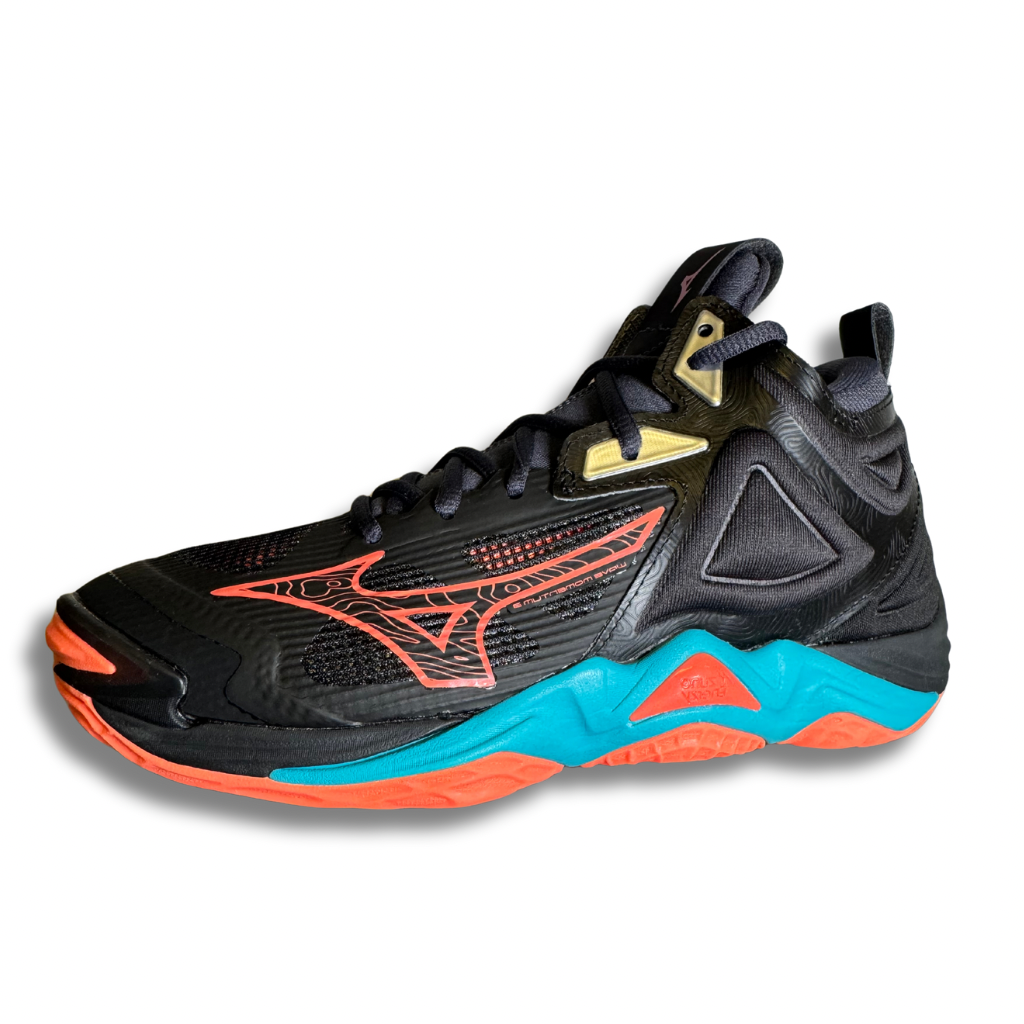 430321 Wave Momentum 3 Mid Black/Neon Flame