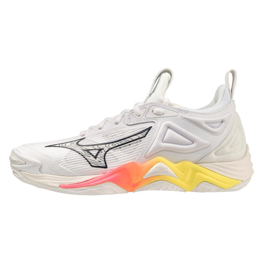 430320 Wave Momentum 3 Women Mizuno White/HighPink