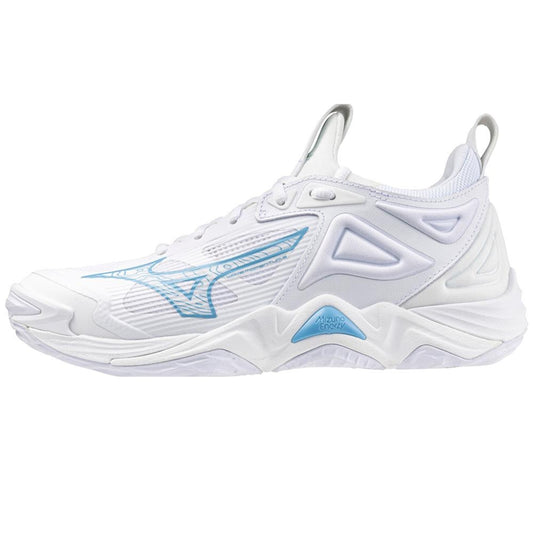 430320 Wave Momentum 3 Mizuno White/blue